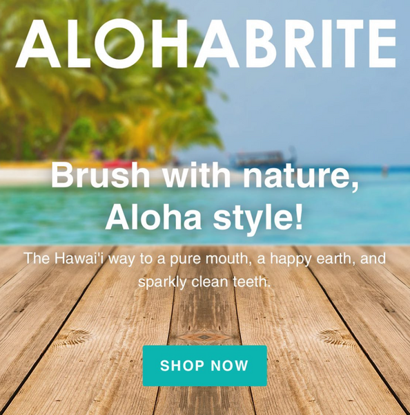 ALOHABRITE website is LIVE! Check it out. ALOHABRITE.com