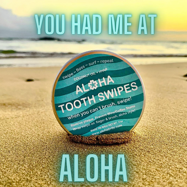 🏝 Aloha Tooth Swipes shine your smile on the go! 😀