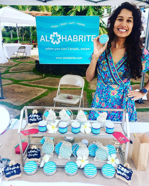 Join Dr. Gupta and all of us at the @waileavillage every Tuesday 8-11am! Hear the story of how AlohaBrite was created by Dr. Gupta on Maui with nature and our children’s health in mind. 💕👼🏼
