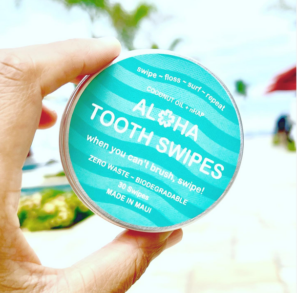 ✨ Swipe the teeth you want to keep! Perfect for keeping teeth sparkly clean while lounging in a cabana in paradise, sipping mai tais! 🏖