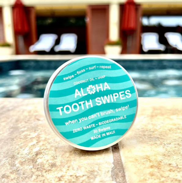 The Aloha Hawai'i way to a pure mouth 👄 , a happy earth 🌎 , and sparkly clean teeth 🦷 ✨.