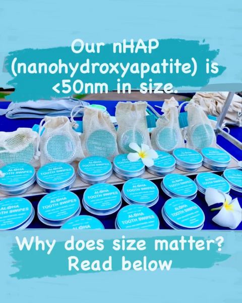 Tooth science 🦷 🧪: Yes, the size of nHAP (nanohydroxyapatite) matters.
